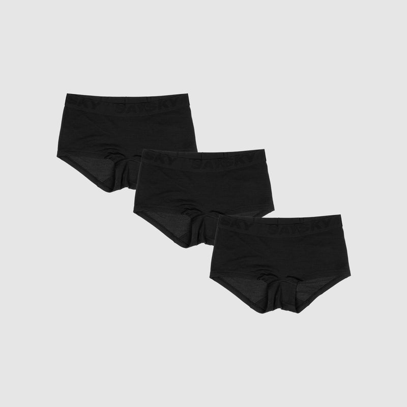 SAYSKY 3-Pack Wmns Merino Base 180 Hot Pants UNDERWEAR BLACK